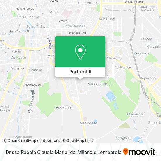 Mappa Dr.ssa Rabbia Claudia Maria Ida