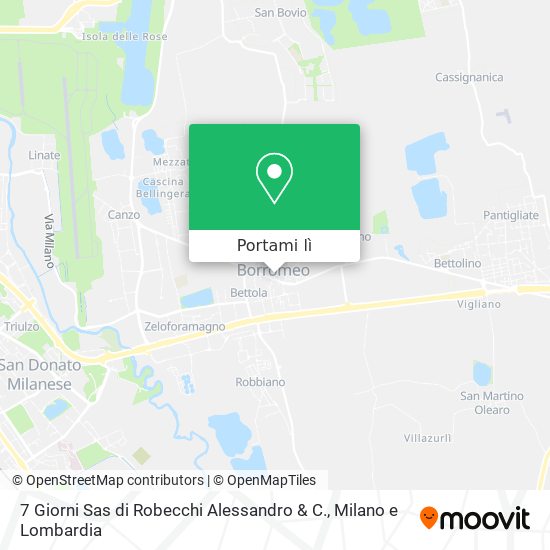 Mappa 7 Giorni Sas di Robecchi Alessandro & C.