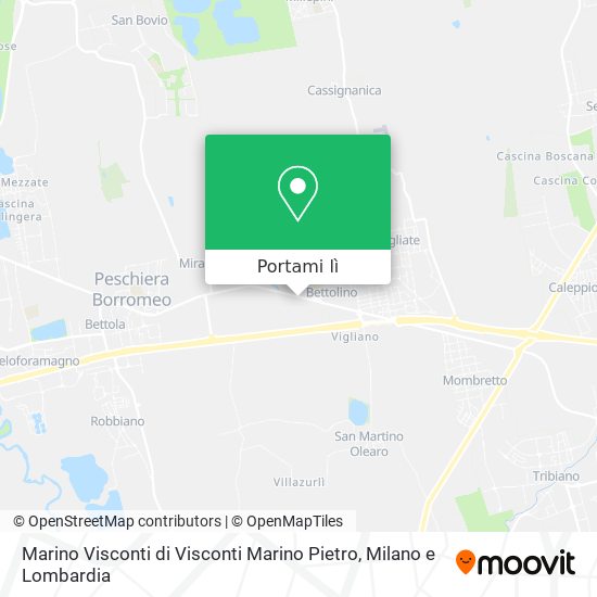 Mappa Marino Visconti di Visconti Marino Pietro