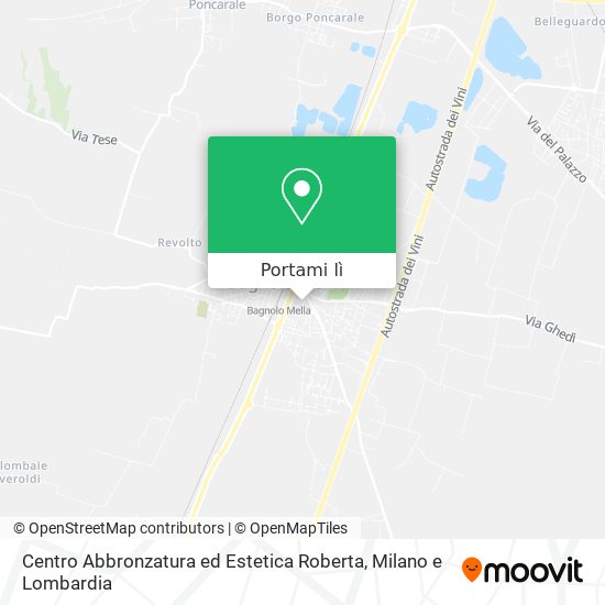 Mappa Centro Abbronzatura ed Estetica Roberta