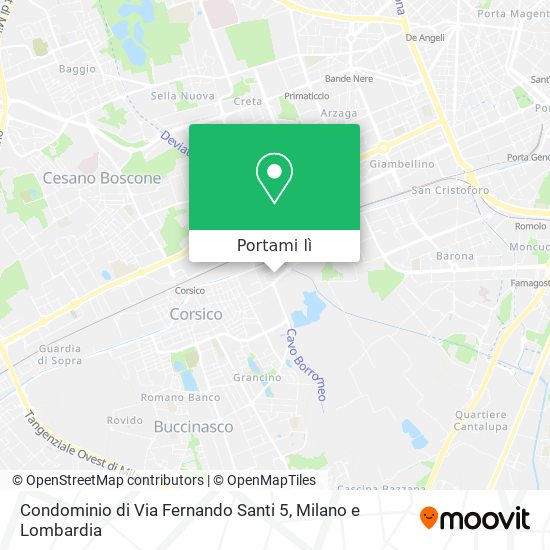 Mappa Condominio di Via Fernando Santi 5