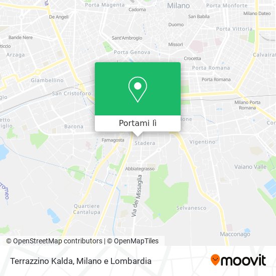 Mappa Terrazzino Kalda