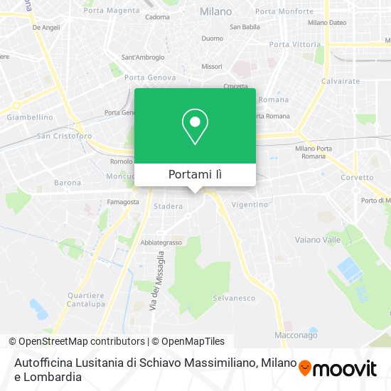 Mappa Autofficina Lusitania di Schiavo Massimiliano
