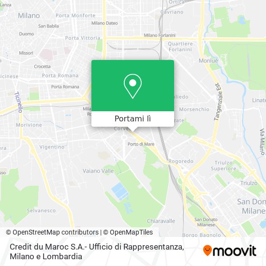 Mappa Credit du Maroc S.A.- Ufficio di Rappresentanza
