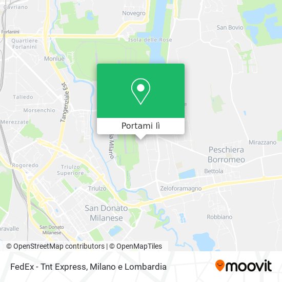 Mappa FedEx - Tnt Express