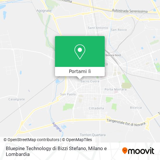 Mappa Bluepine Technology di Bizzi Stefano