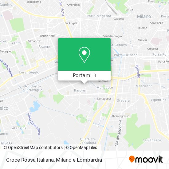Mappa Croce Rossa Italiana