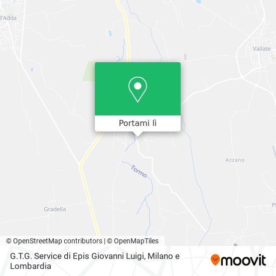 Mappa G.T.G. Service di Epis Giovanni Luigi