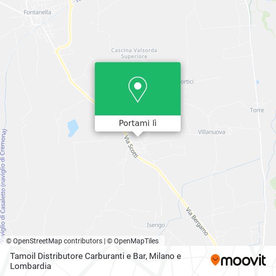 Mappa Tamoil Distributore Carburanti e Bar