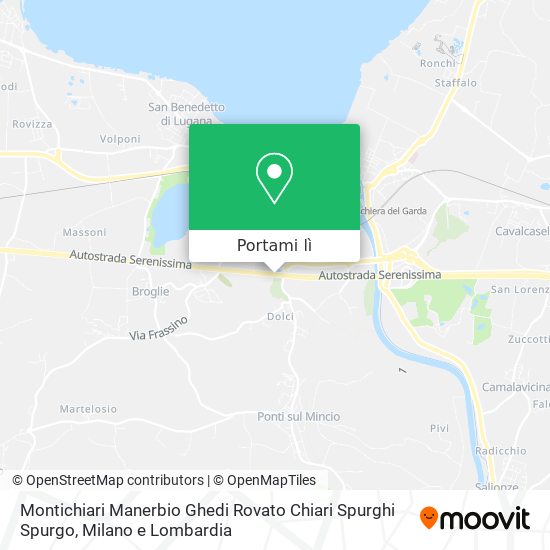 Mappa Montichiari Manerbio Ghedi Rovato Chiari Spurghi Spurgo