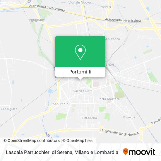Mappa Lascala Parrucchieri di Serena