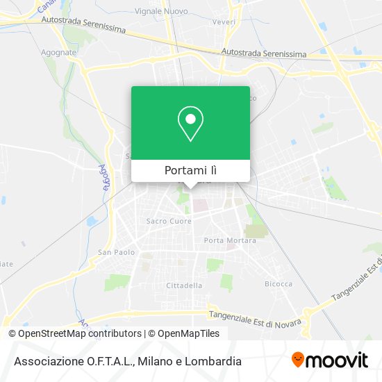 Mappa Associazione O.F.T.A.L.