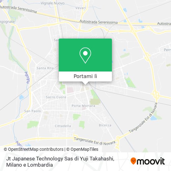 Mappa Jt Japanese Technology Sas di Yuji Takahashi