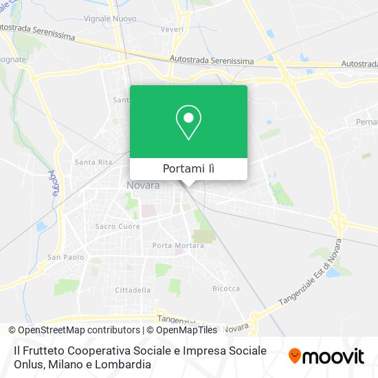 Mappa Il Frutteto Cooperativa Sociale e Impresa Sociale Onlus