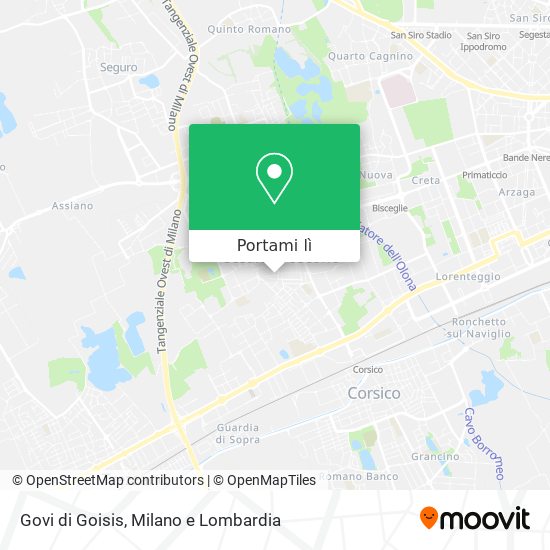 Mappa Govi di Goisis