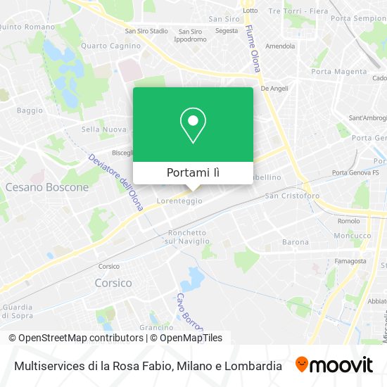 Mappa Multiservices di la Rosa Fabio