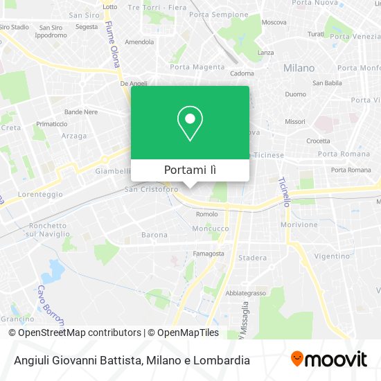 Mappa Angiuli Giovanni Battista