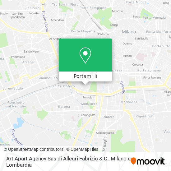 Mappa Art Apart Agency Sas di Allegri Fabrizio & C.