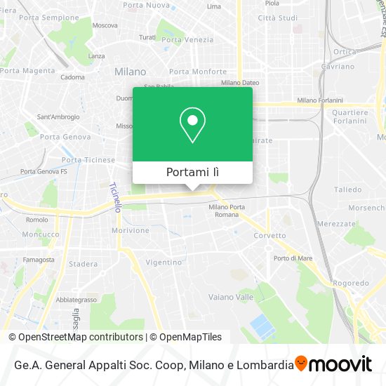 Mappa Ge.A. General Appalti Soc. Coop