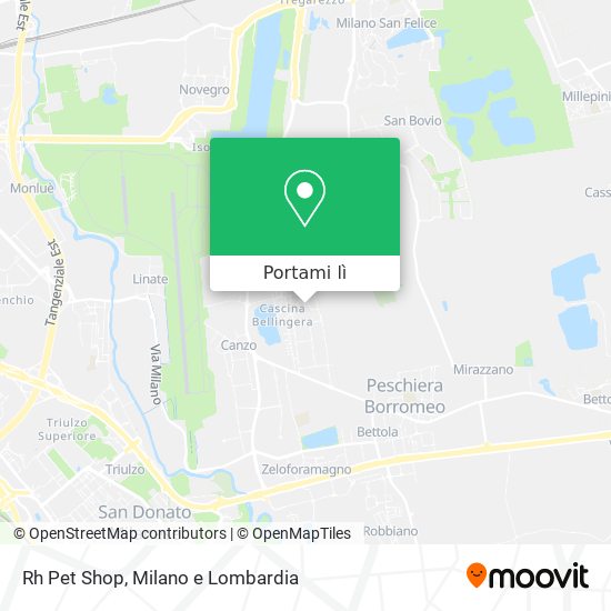 Mappa Rh Pet Shop