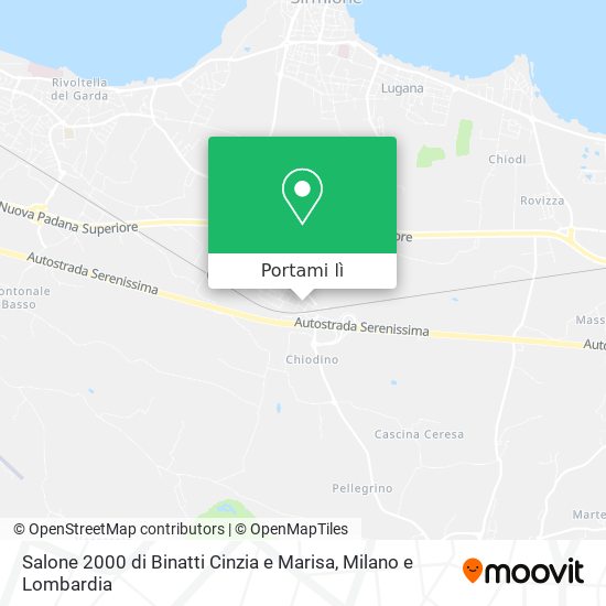 Mappa Salone 2000 di Binatti Cinzia e Marisa
