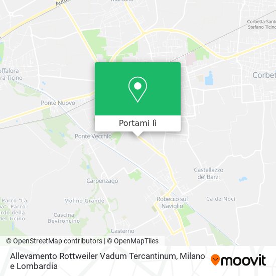 Mappa Allevamento Rottweiler Vadum Tercantinum