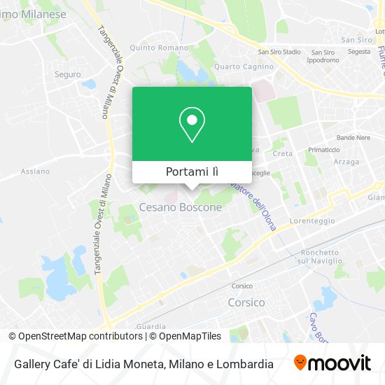 Mappa Gallery Cafe' di Lidia Moneta