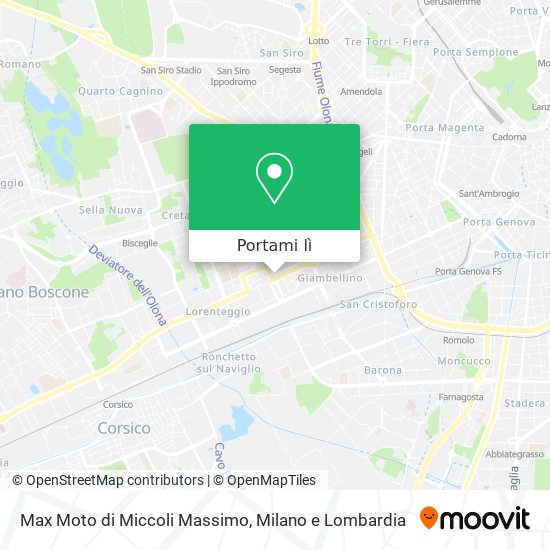 Mappa Max Moto di Miccoli Massimo