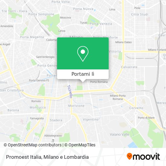 Mappa Promoest Italia