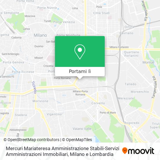 Mappa Mercuri Mariateresa Amministrazione Stabili-Servizi Amministrazioni Immobiliari