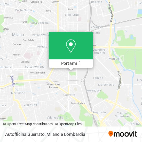 Mappa Autofficina Guerrato