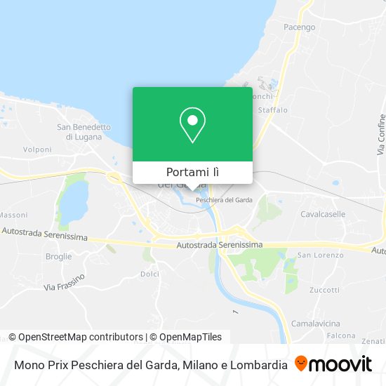 Mappa Mono Prix Peschiera del Garda