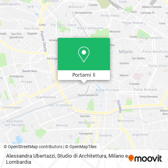 Mappa Alessandra Ubertazzi, Studio di Architettura