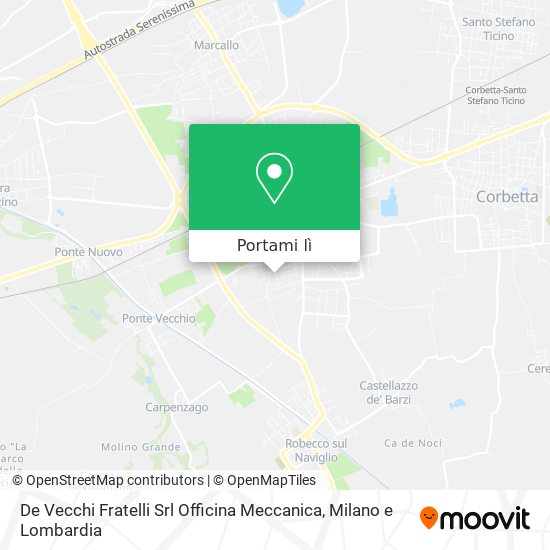 Mappa De Vecchi Fratelli Srl Officina Meccanica
