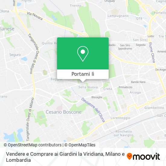 Mappa Vendere e Comprare ai Giardini la Viridiana