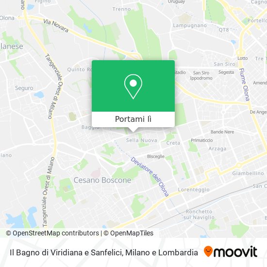 Mappa Il Bagno di Viridiana e Sanfelici