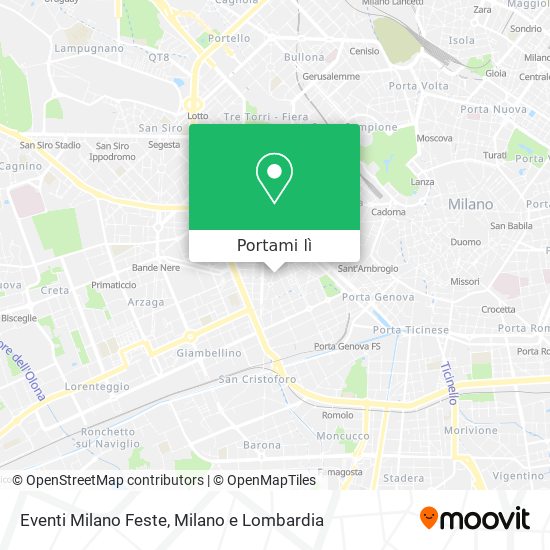 Mappa Eventi Milano Feste