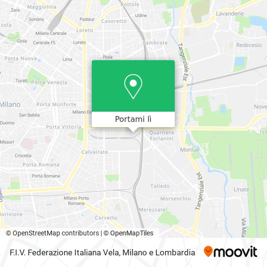 Mappa F.I.V. Federazione Italiana Vela