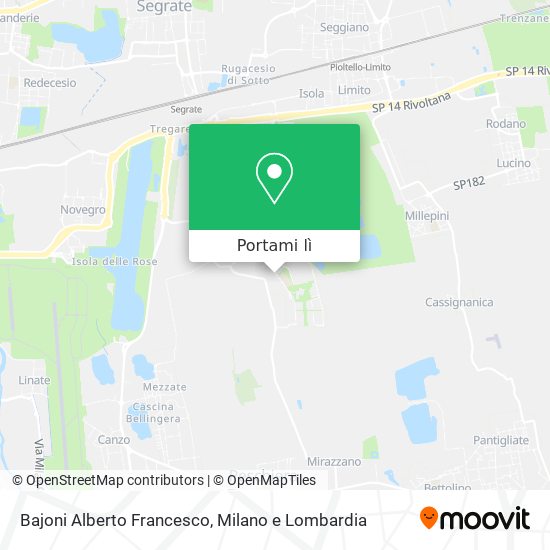 Mappa Bajoni Alberto Francesco