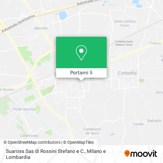 Mappa Suaross Sas di Rossini Stefano e C.