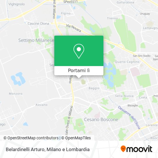 Mappa Belardinelli Arturo