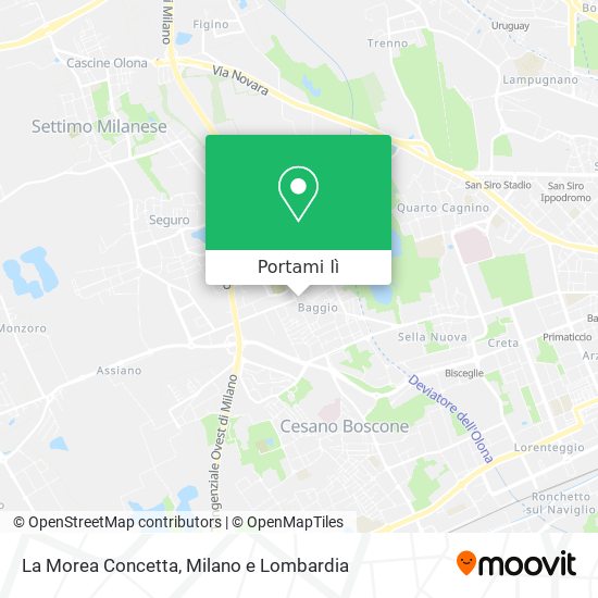 Mappa La Morea Concetta