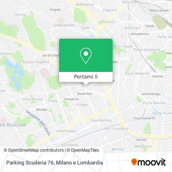 Mappa Parking Scuderia 76