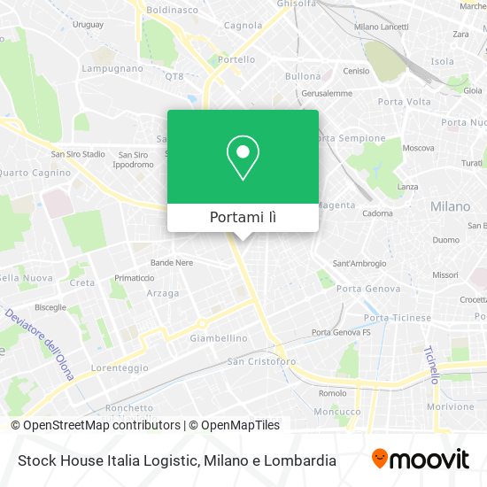 Mappa Stock House Italia Logistic
