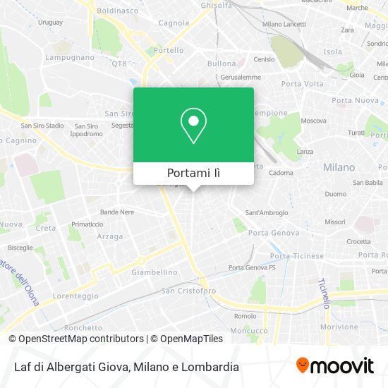 Mappa Laf di Albergati Giova