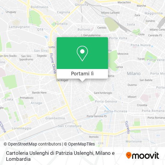 Mappa Cartoleria Uslenghi di Patrizia Uslenghi