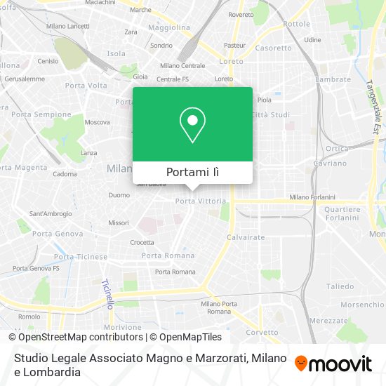 Mappa Studio Legale Associato Magno e Marzorati
