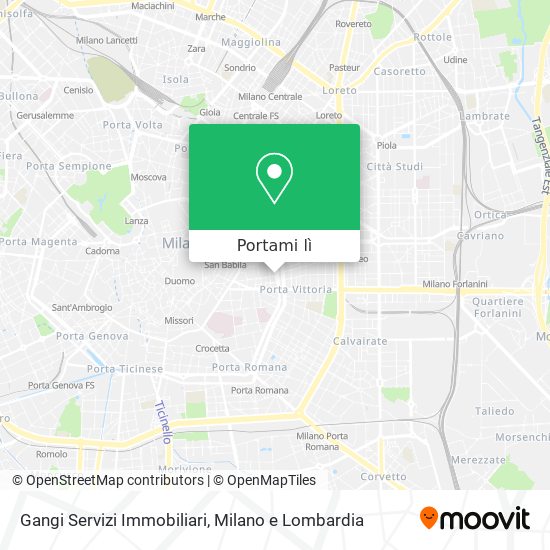 Mappa Gangi Servizi Immobiliari