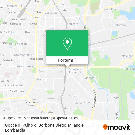 Mappa Gocce di Pulito di Borbone Diego