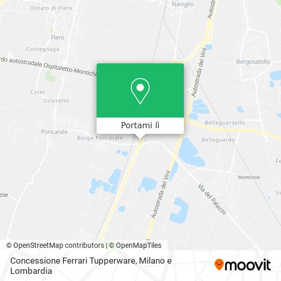 Mappa Concessione Ferrari Tupperware